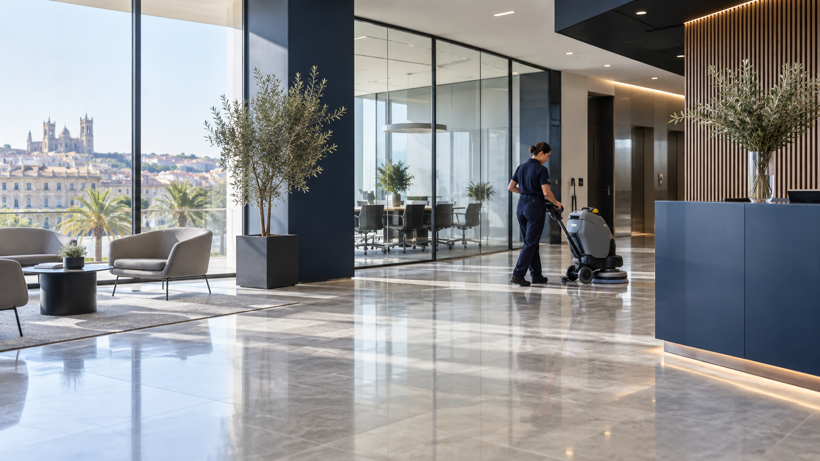 Nettoyage professionnel de bureaux à Montpellier par D&N Service